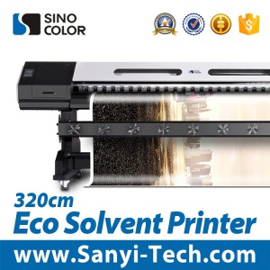 10 Feet Eco Solvent Printer Machine Sinocolor Sj1260 with Epson Dx7 Printheads