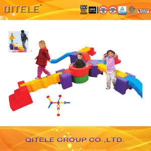 Indoor Kids′ Body Exercising Blocks Plastic Toy Blocks (PT-011)