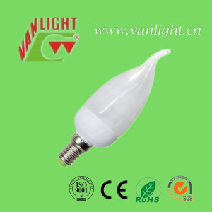 Candle Tailer Shape CFL 9W (VLC-CDT-9W) , Energy Saving Lamp